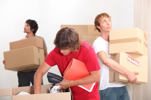 Staff assisting clients at Storage Wimbledon