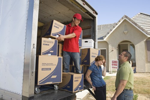 Trustworthy moving team handling valuable items securely