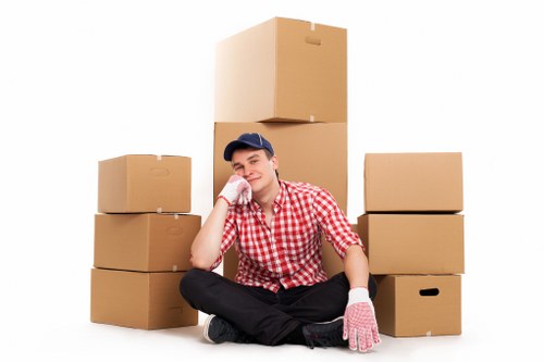 Organized storage space managed by Wimbledon removalists